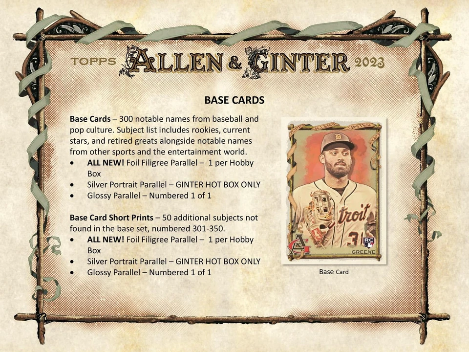 2023 TOPPS ALLEN & GINTER BASEBALL HOBBY BOX - Image 4 of 4