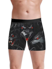 Cartoon Wolf - 3D Print Boxer Briefs