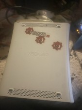 Microsoft Xbox 360 White with 20gb HDD with No Cables No Controller Tested Good