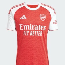 adidas Arsenal FC 25/26 Home Soccer Football Jersey Red White Mens Size 2XL XXL