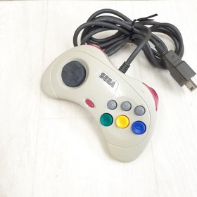 Japanese Sega Saturn Console bundle with Virtua Gun & 5 games HST-3220 White