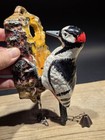 Vintage Style Folk Art Cast Iron Woodpecker Door Knocker — photo 6
