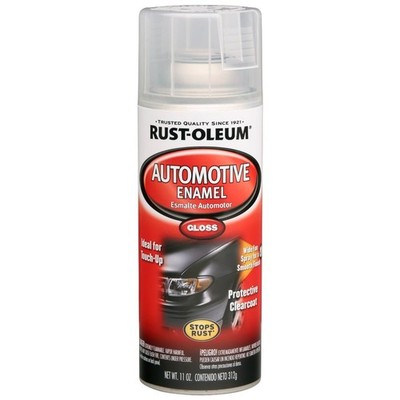 Automotive Gloss Acrylic Enamel Spray Paint Clear Coat 12 oz Aerosol Can