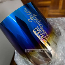 Hks Hi-power Universal Single Exhaust Muffler Titanium Inlet 2.5 Outlet 3.5 Inch Hks Hi-power Universal Single Exhaust Muffler Titanium Inlet 2.5 Outlet 3.5 Inch