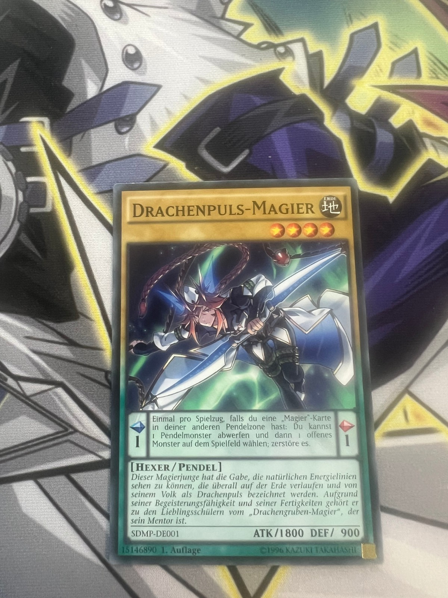 DRAGONPULSE MAGICIAN COMMON GERMAN SDMP-EN001 DE001 NEAR MINT YUGIOH