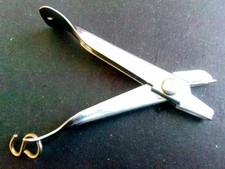 Alte PMU Stanzzange Vintage 1974 - Metall versilbert 8 cm