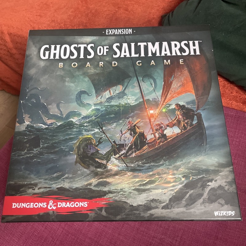 Dungeons & Dragons Ghosts Of Saltmarsh Expansion Board Game - Complete