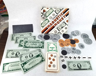 Vintage Learning Resources Magnetic Money Activity Set LER 80 Ages 5+