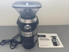 Sboly Automatic Conical Burr Coffee Grinder SYCG-801 - Silver - Pre-Owned Black