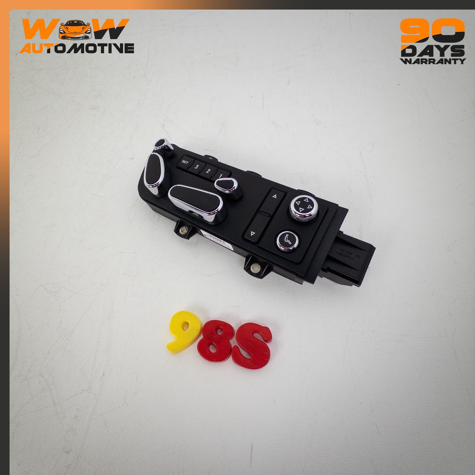 06-13 BENTLEY CONTINENTAL FLYING SPUR FRONT RIGHT SEAT CONTROL MEMORY SWITCH OEM
