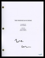 Wes Anderson "The Phoenician Scheme" AUTOGRAPH Signed Script Screenplay ACOA