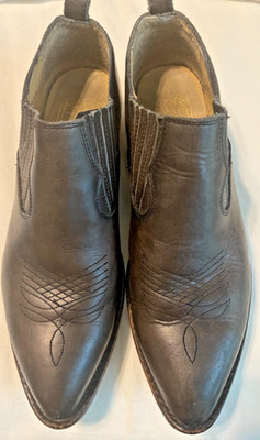 Frye Women's Leather Ankle Boot Size 9B Dark Brown