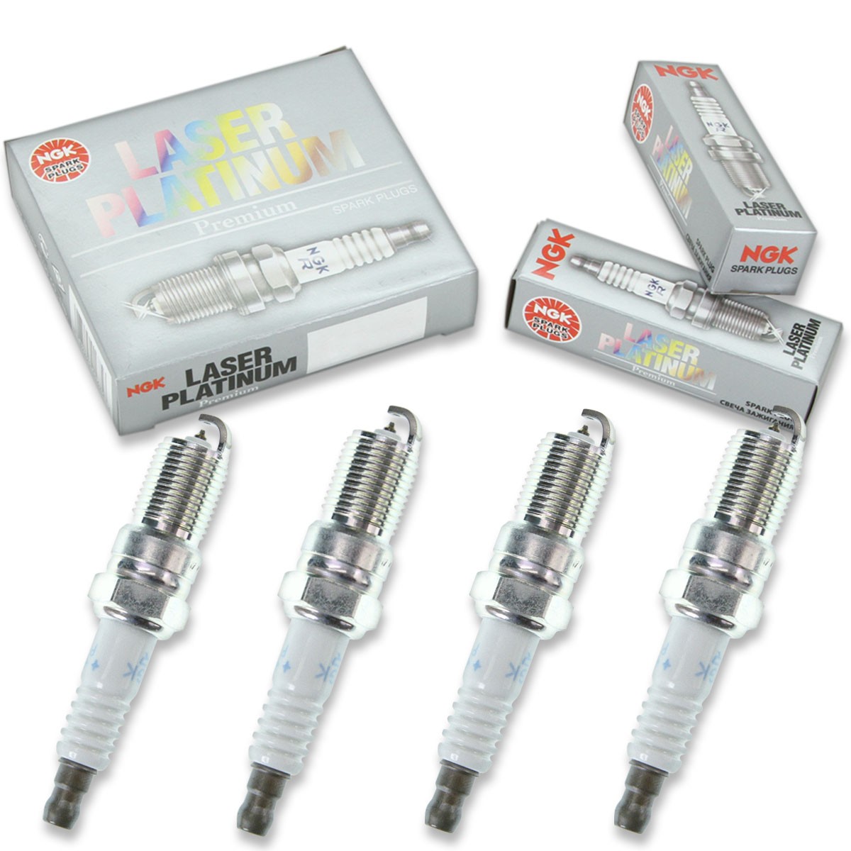 4 pc NGK 6579 PTR5F-11 Laser Platinum Spark Plugs for SP500 SP439 RS12PYP kl