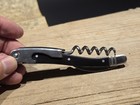 Vintage Style Laguiole Corkscrew with Black Horn Handles — photo 3