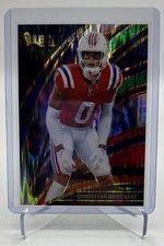 2025 Panini Select Christian Gonzalez #280 Patriots Club Level Prizm Football