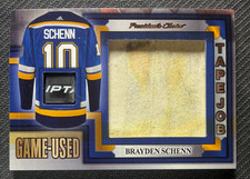 2020-21 President's Choice Game-Used StickRack Tape Job TJ-78 Brayden Schenn 2/5