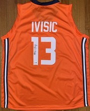 Tomislav Ivisic Signed Custom Fighting illini College Basketball Jersey JSA COA