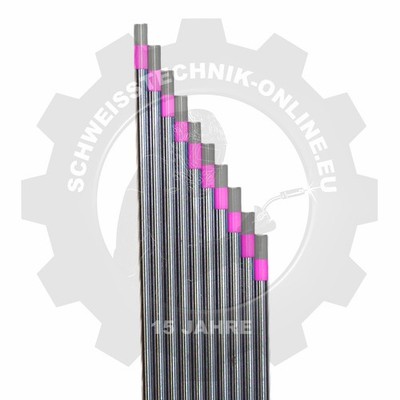 Wolframelektrode LymoxLux  pink-grau, 28° Schliff (1,6-3,2 mm) WIG Tungsten
