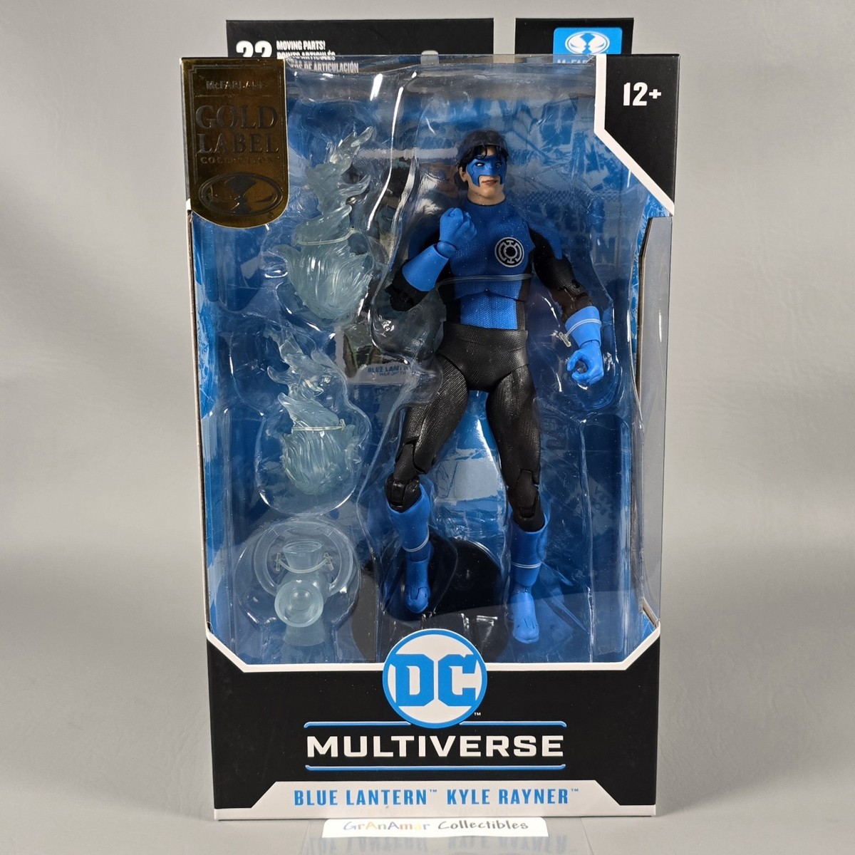 McFarlane BLUE LANTERN (Kyle Rayner) Gold Label MTS Exclusive 7