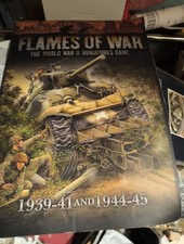 Flames Of War: 1939-41 and 1944-45 rulebook 108 pages Paperback New B2