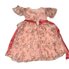5t Girls Pink Flower Dress, NEW