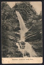 Postcard Yalta/Crimea, Uchan-Su waterfall