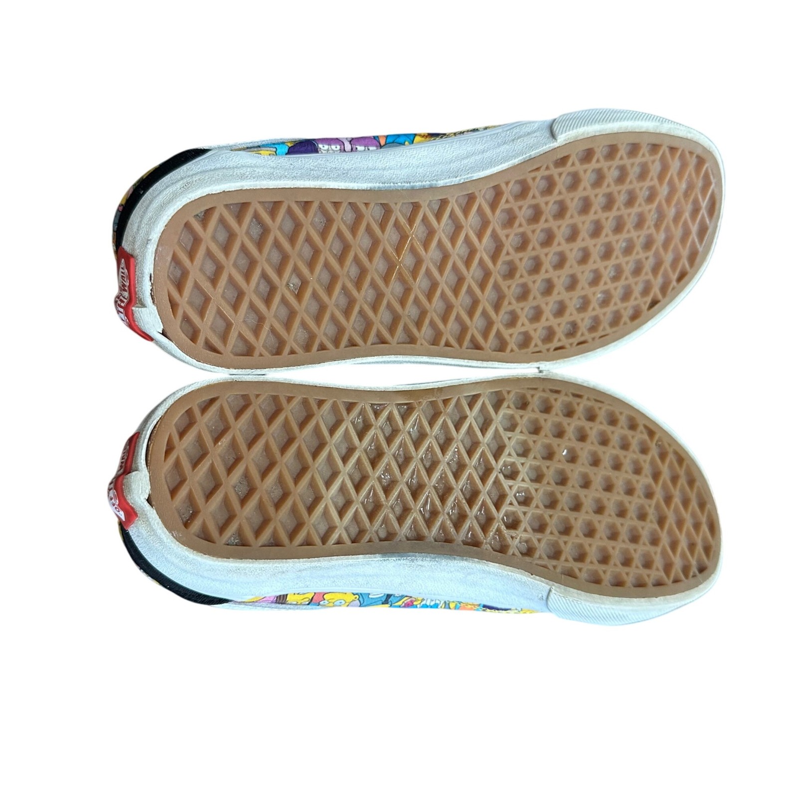 The Simpsons Vans 4.5/6 Customs Old Skool Sneakers Shoes Springfield No Laces thumbnail 7