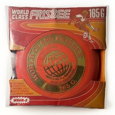Vintage 1976 Wham O World Class Frisbee 165G Ultimate Boxed W/Shrink Wrap
