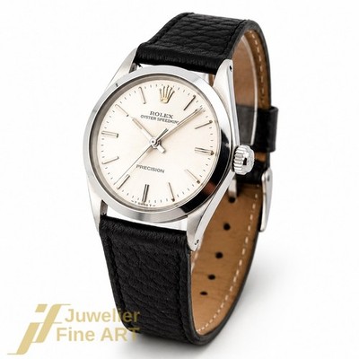 Rolex Oyster Speedking - Ref. 6430   Edelstahl - Lederband - Handaufzug