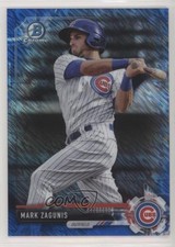2017 Bowman Chrome Prospects Blue Shimmer Refractor Mark Zagunis #BCP131 0d4