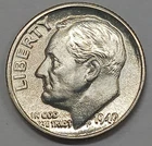 1949-D Silver Roosevelt Dime BU Uncirculated