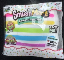 VIRAL Squishy Rainbow Layer Cake JUMBO SQUISHY 5 Smush Mart TikTok