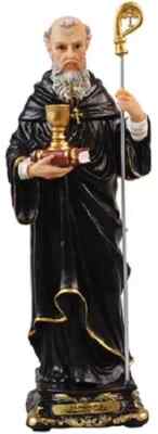 Heiliger Benedikt Statue 5 Zoll Schutzpatron