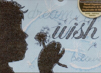 DIMENSIONS WISH Counted Cross Stitch Kit   Child blowing dandelion