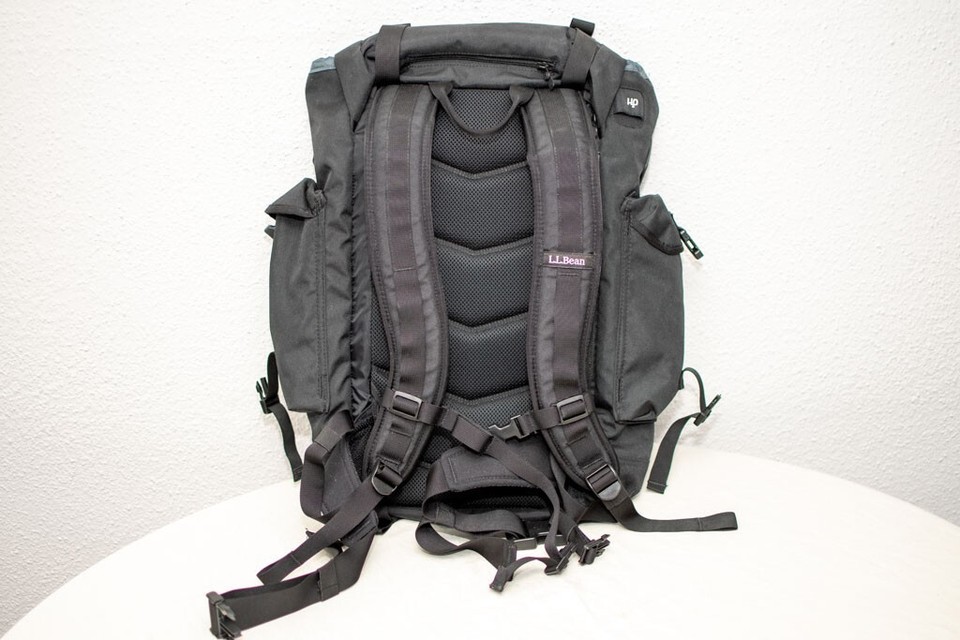 Vintage LL BEAN Continental Rucksack Black Backpack 90s Hiking eBay