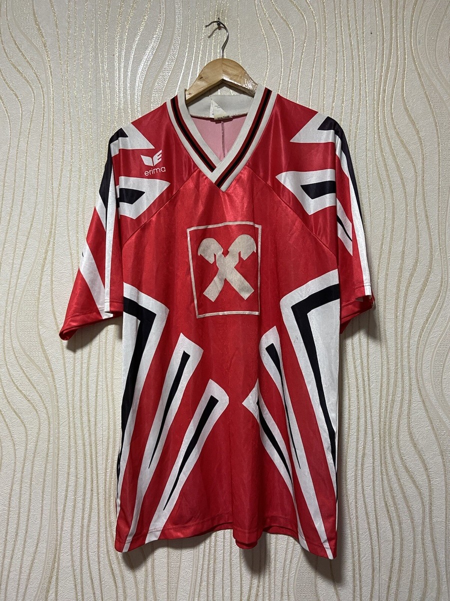 ERIMA 90s FOOTBALL SHIRT SOCCER JERSEY sz XXL MEN RED | eBay