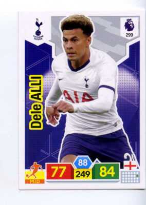 (Jg9055) Panini Adrenalyn XL,TOTTENHAM HOTSPUR,DELE ALLI,2019/20 #299