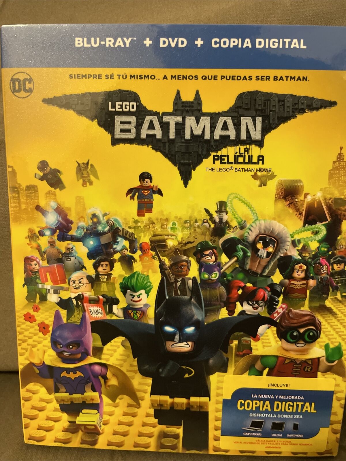 LEGO Batman La Pelicula (Blu-ray + DVD + Copia Digital - En Español  7509036586906 | eBay