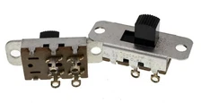 Switchcraft 46204LRX, 2-Position DPST Panel Mount Slide Switch, Lot of 10