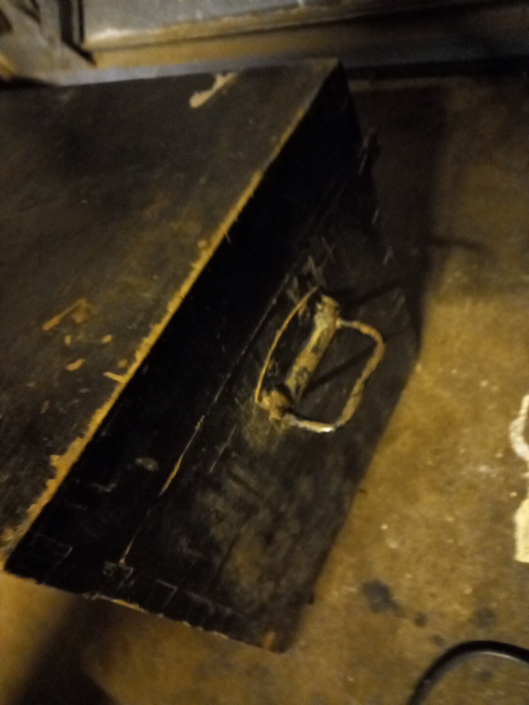 vintage wooden tool chest eBay