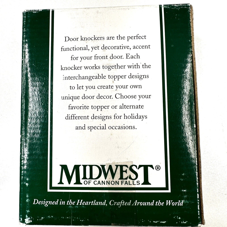 American Flag Eagle Doorknocker Topper and Bottom Midwest of Cannon