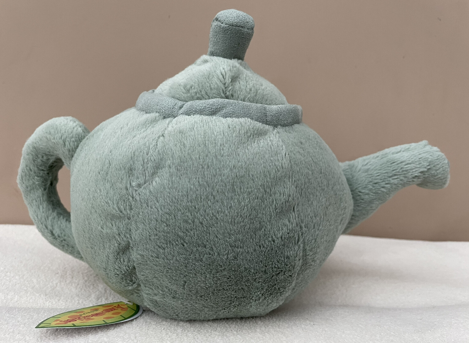 NEW Jellycat Amuseable Teapot Soft Toy Comforter Green Novelty Plush