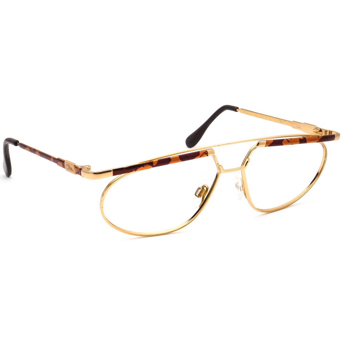 CAZAL カザール ヴィンテージ フレーム MOD254 COL423 Cazal Eyeglasses MOD 254 COL 422 Gold & Tortoise Pilot Metal