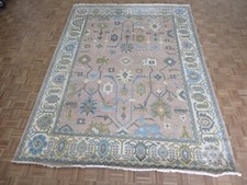 8'10 x 11'11 Hand Knotted Pink Oushak Oriental Rug G15546