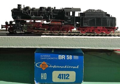 HO ROCO 4112 DEUTSCHE BAHN DB BR 58 1556 2-10-0 STEAM LOCOMOTIVE