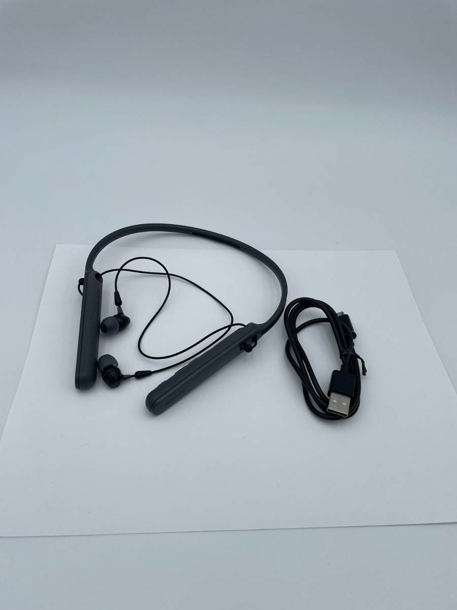 Sony WIC400/B Neckband Headphones WI-C400 Wireless Bluetooth Black