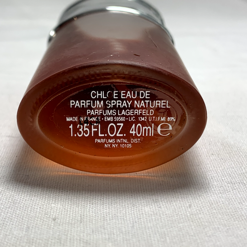 Vintage Chloe Eau De Parfums Lagerfeld - Paris Perfume 1.35 FL Oz, 95% Vol. - Picture 3 of 3