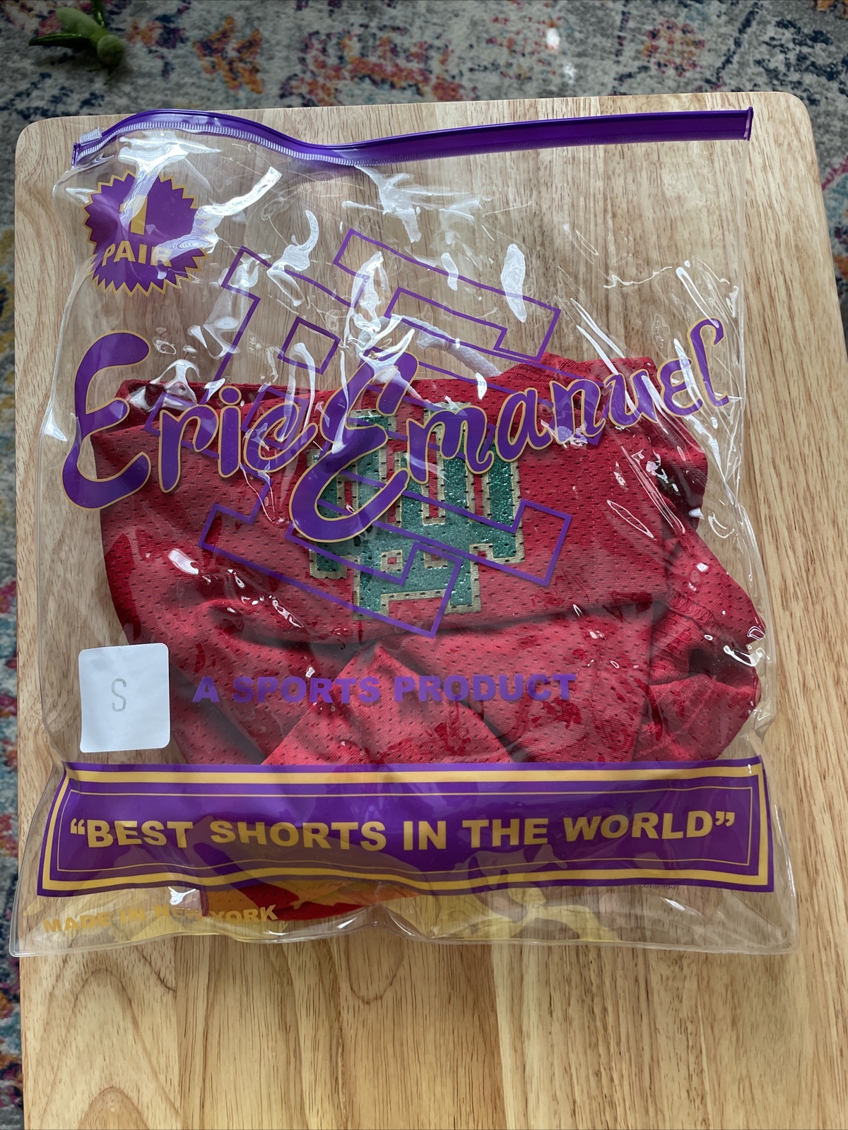 Eric Emanuel EE Basic Short Red/Gold/Glitter Gree… - image 7