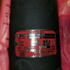 Industrial Drives DC Motor Model: TTE29333011AA04 Kollmorgen Corp 3500 RPM