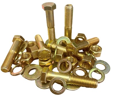 1,250 piece Grade 8 Coarse Thread Nut Bolt & Washer Assortment Kit
